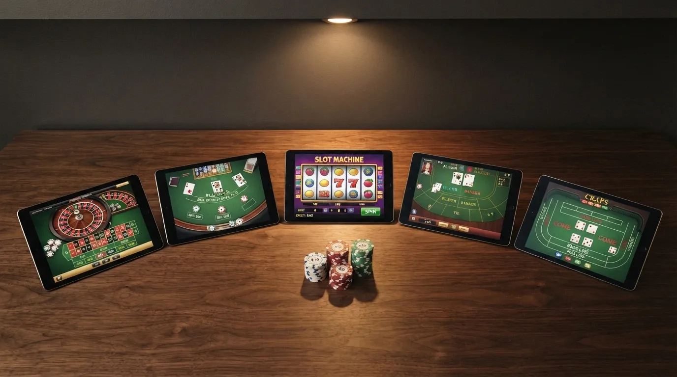 A side-by-side comparison layout of casino platforms that accept Ethereum deposits